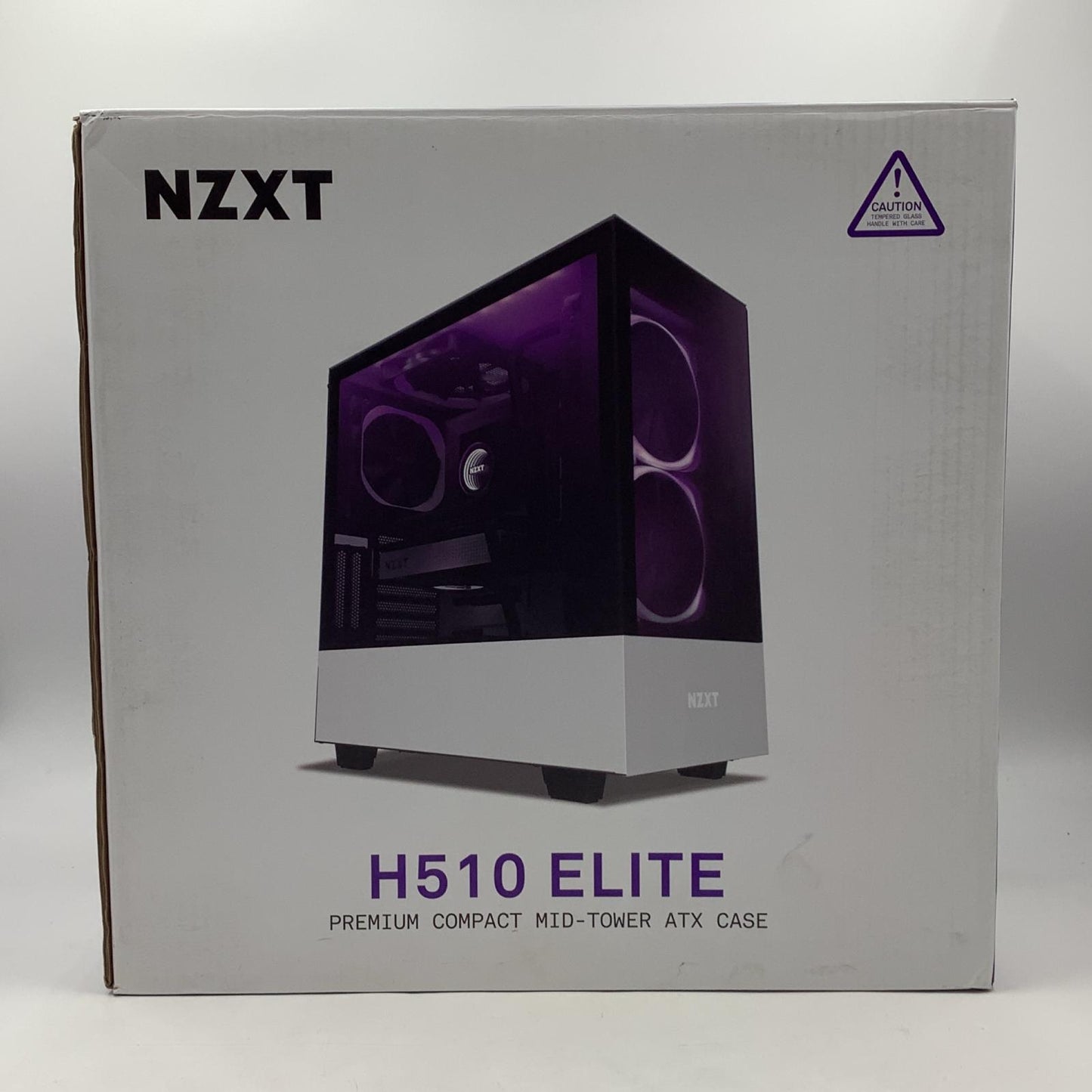 【全額返金保証】【最速発送】NZXT ケース ATX対応のコンパクトミドルタワーPCケース NZXT H510 ELITE 動作確認済