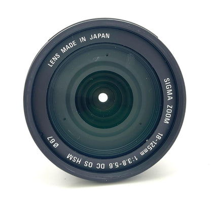 【全額返金保証】【最速発送】SIGMA 18-125mm F3.8-5.6 DC OS HSM (キヤノン用) 動作確認済