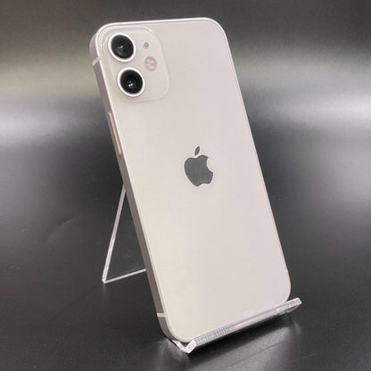 【全額返金保証】【最速発送】Apple iPhone iPhone 12 mini 128GB ホワイト docomo 白ロム 動作確認済 76%
