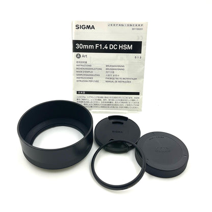 【全額返金保証】【最速発送】SIGMA 30mm F1.4 DC HSM [キヤノン用] 動作確認済