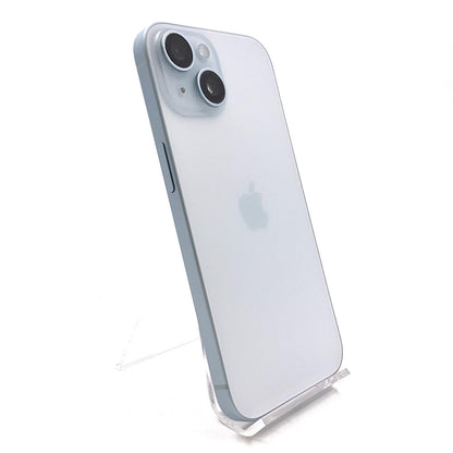 【全額返金保証】【最速発送】Apple iPhone iPhone 15 128GB ブルー docomo SIMフリー 白ロム 美品 動作確認済 98%