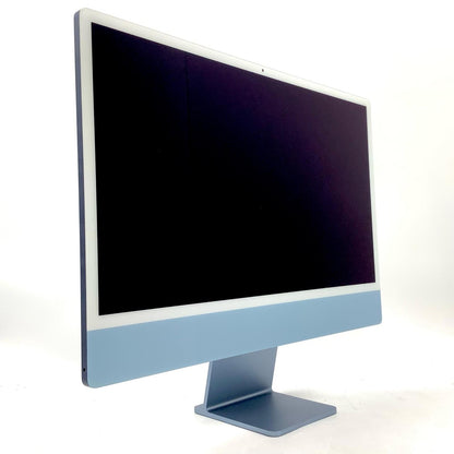 【全額返金保証】【最速発送】Apple iMac 24インチ M1 8コア 16GB SSD 256GB ブルー 美品 動作確認済