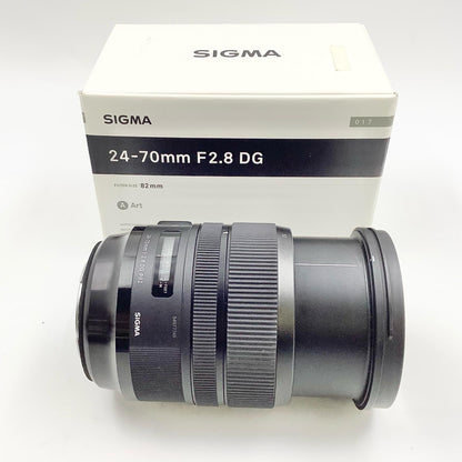 【全額返金保証】【最速発送】SIGMA 24-70mm F2.8 DG OS HSM [キヤノン用] 動作確認済