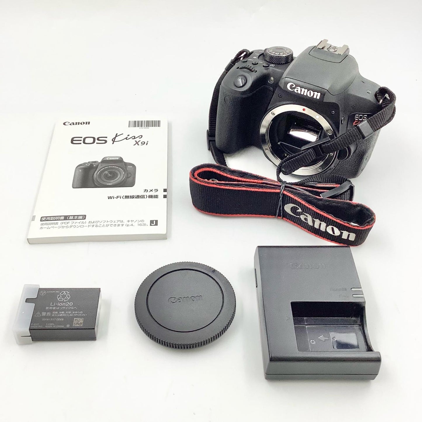【全額返金保証】【最速発送】Canon デジタル一眼 EOS Kiss X9i ボディ ブラック 動作確認済