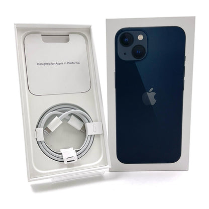 【全額返金保証】【最速発送】Apple iPhone iPhone 13 128GB ミッドナイト au 白ロム 美品 動作確認済 100%
