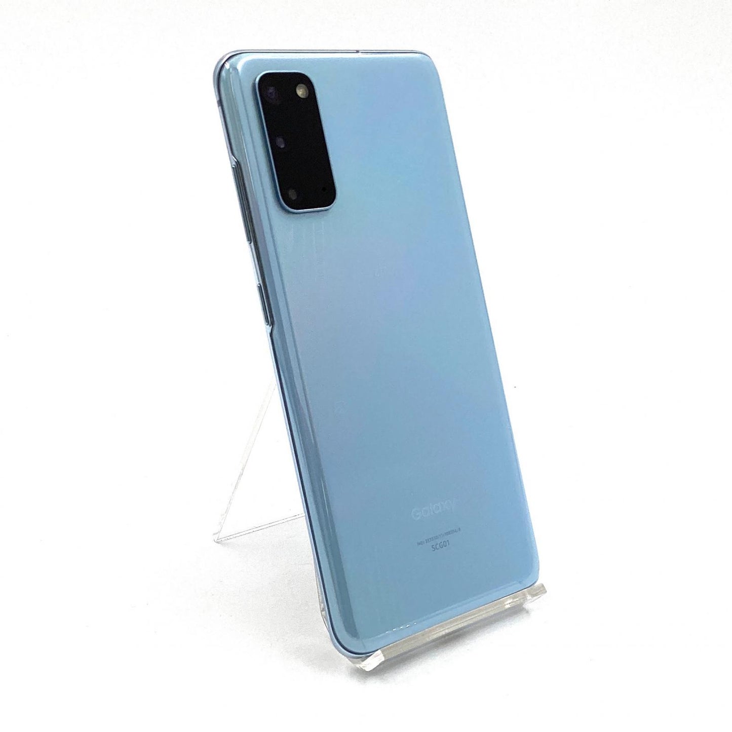 【全額返金保証】【最速発送】SAMSUNG Galaxy S20 5G 128GB クラウドブルー au SCG01 白ロム 動作確認済