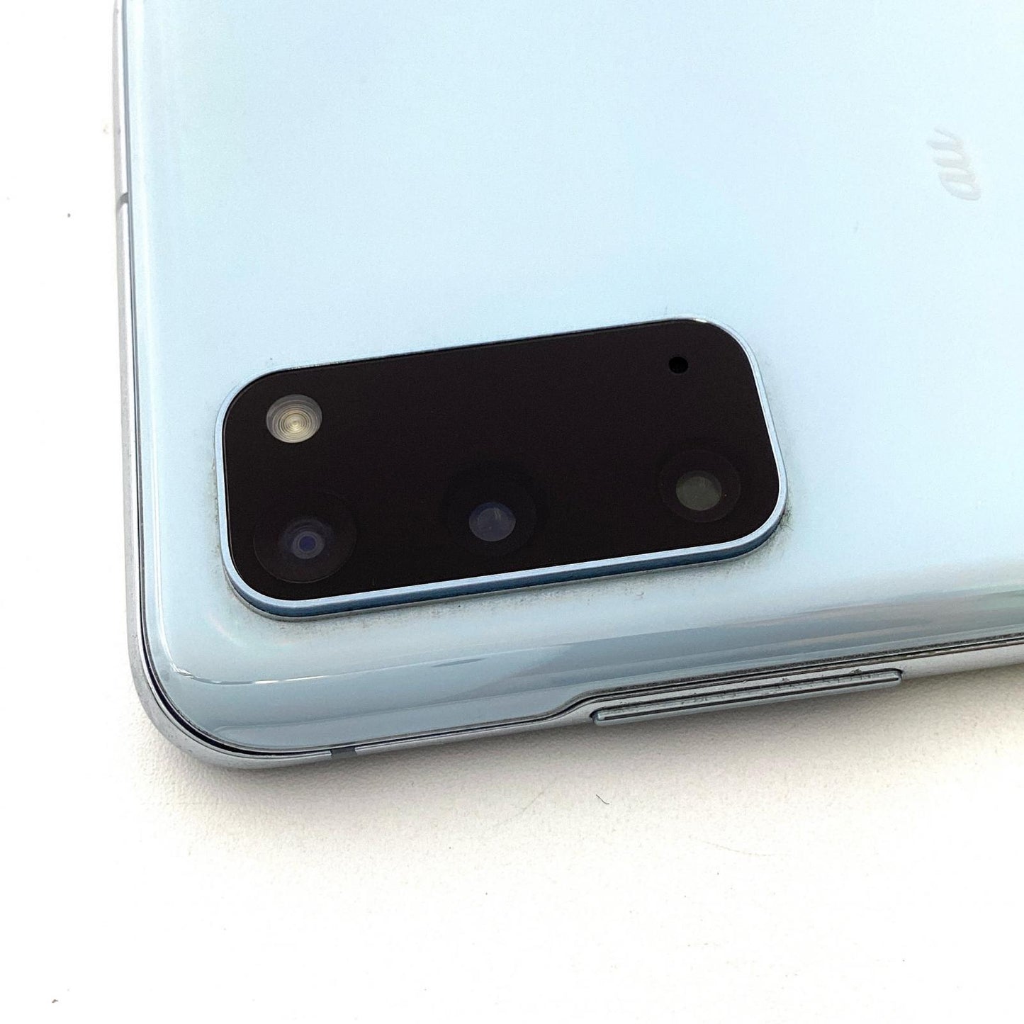 【全額返金保証】【最速発送】SAMSUNG Galaxy S20 5G 128GB クラウドブルー au SCG01 白ロム 動作確認済