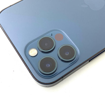 【全額返金保証】【最速発送】Apple iPhone iPhone 12 Pro 256GB パシフィックブルー au SIMフリー 動作確認済 83%
