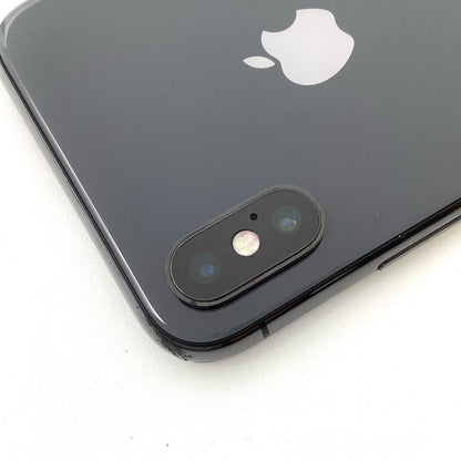 【全額返金保証】【最速発送】Apple iPhone iPhone X 64GB スペースグレイ Softbank 白ロム 動作確認済 72%