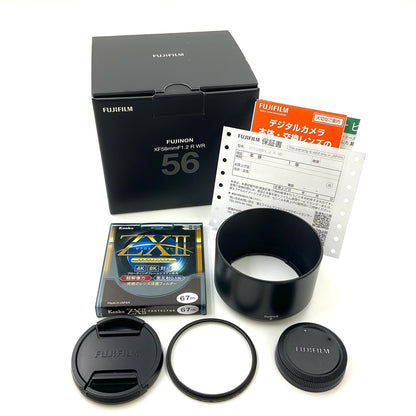 【全額返金保証】【最速発送】FUJIFILM フジノンレンズ XF56mmF1.2 R WR 美品 動作確認済