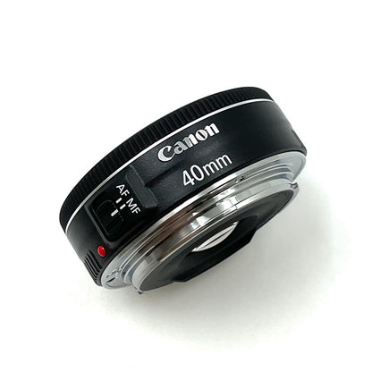 【全額返金保証】【最速発送】Canon EF40mm F2.8 STM 美品 動作確認済