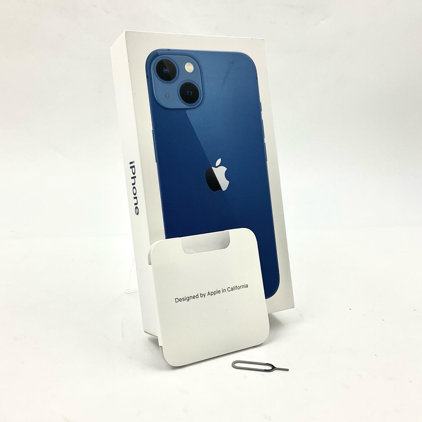 【全額返金保証】【最速発送】Apple iPhone iPhone 13 128GB ブルー docomo SIMフリー 白ロム 動作確認済 86%