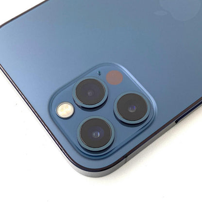 【全額返金保証】【最速発送】Apple iPhone iPhone 12 Pro 128GB パシフィックブルー au 白ロム 動作確認済 83%