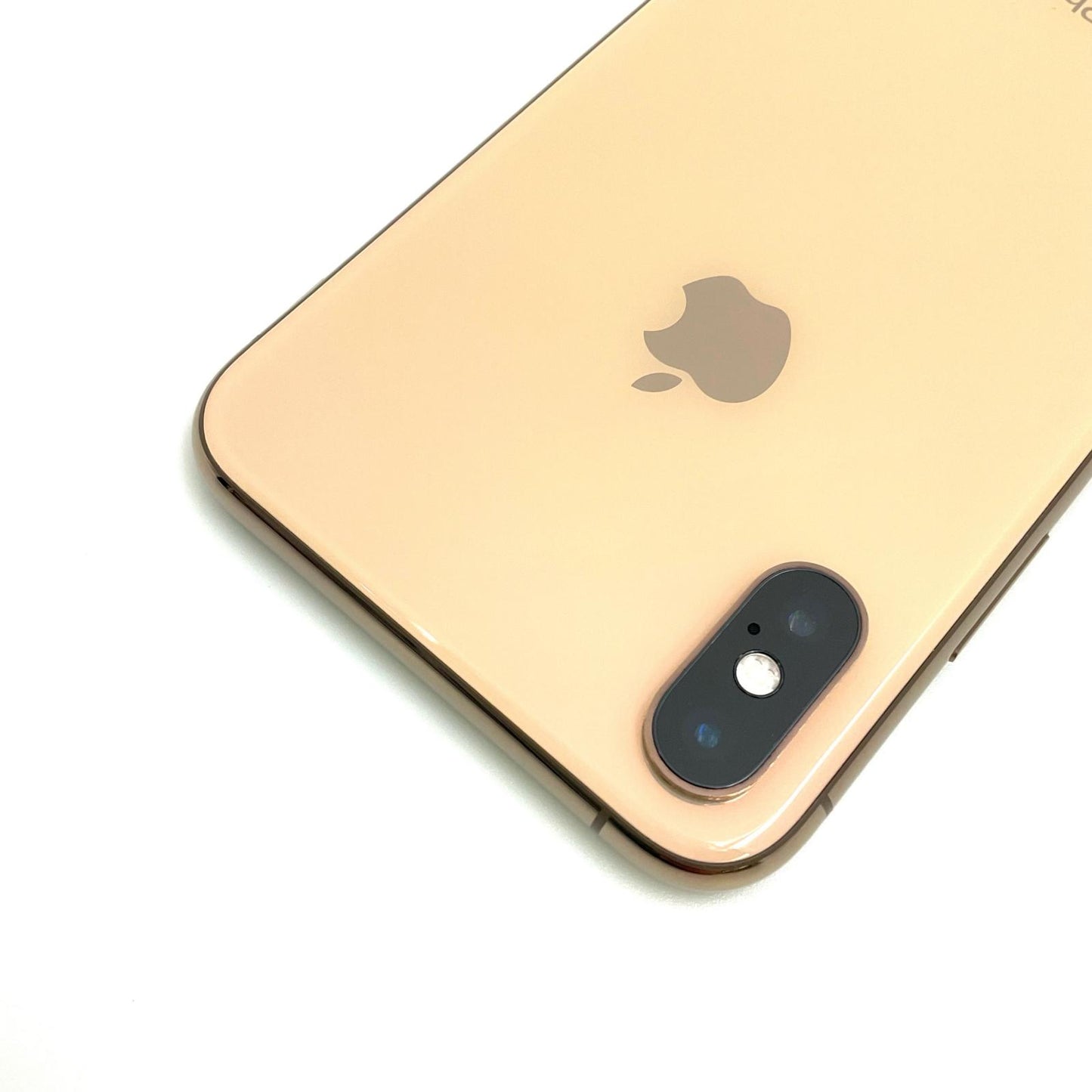 【全額返金保証】【最速発送】Apple iPhone iPhone XS 64GB ゴールド Softbank 白ロム 動作確認済 74%