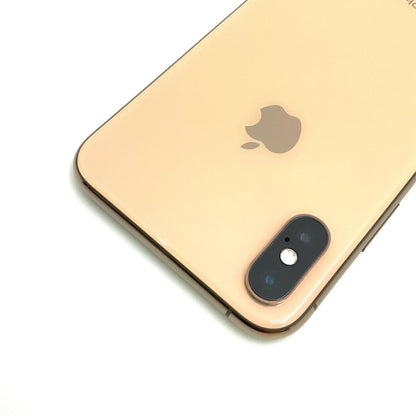 【全額返金保証】【最速発送】Apple iPhone iPhone XS 64GB ゴールド Softbank 白ロム 動作確認済 74%