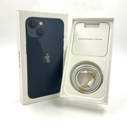 【全額返金保証】【最速発送】Apple iPhone iPhone 13 128GB ミッドナイト docomo 白ロム 動作確認済 85%