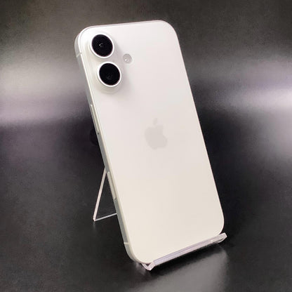 【全額返金保証】【最速発送】Apple iPhone iPhone 16 128GB ホワイト 楽天モバイル 白ロム 超美品 動作確認済 100%