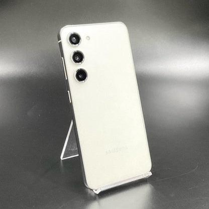 【全額返金保証】【最速発送】SAMSUNG Galaxy S23 256GB クリーム SIMフリー SM-S9110 動作確認済