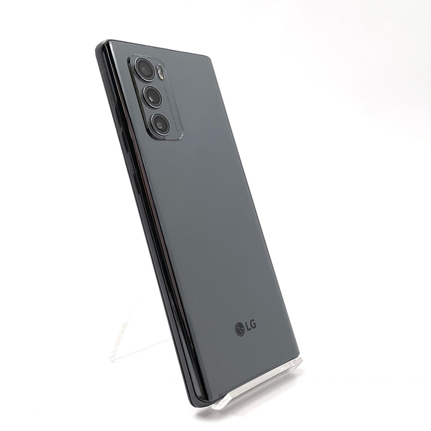 【最速発送】LG WING 5G 256GB オーロラグレ SIMフリー LM-F100VM【難有】