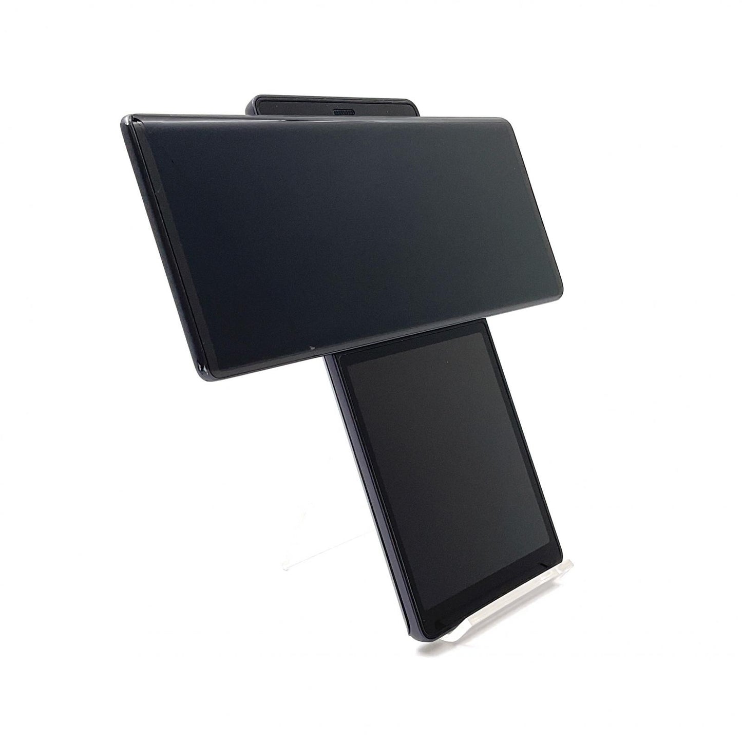 【最速発送】LG WING 5G 256GB オーロラグレ SIMフリー LM-F100VM【難有】