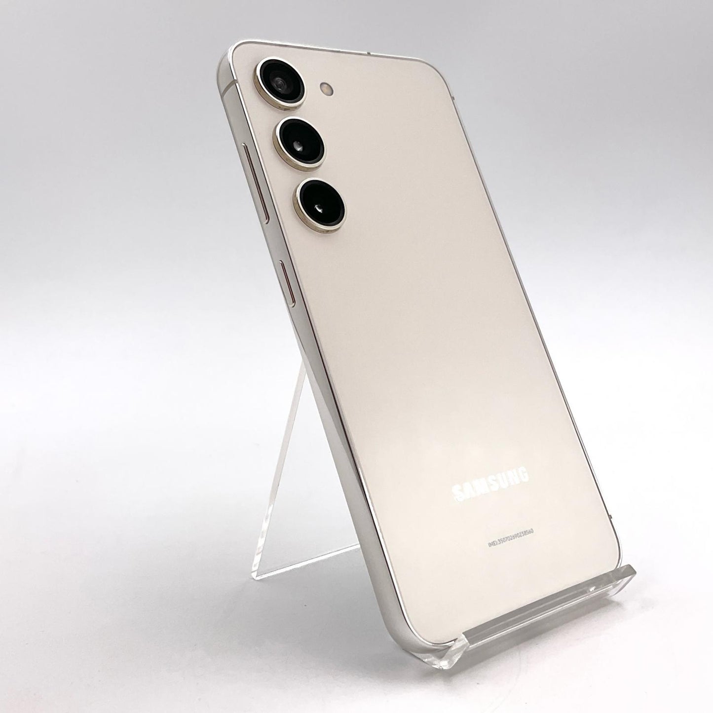 【全額返金保証】【最速発送】SAMSUNG Galaxy S23 128GB クリーム SIMフリー SM-S911W 動作確認済