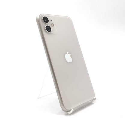 【全額返金保証】【最速発送】Apple iPhone iPhone 11 64GB ホワイト au 白ロム 動作確認済 89%