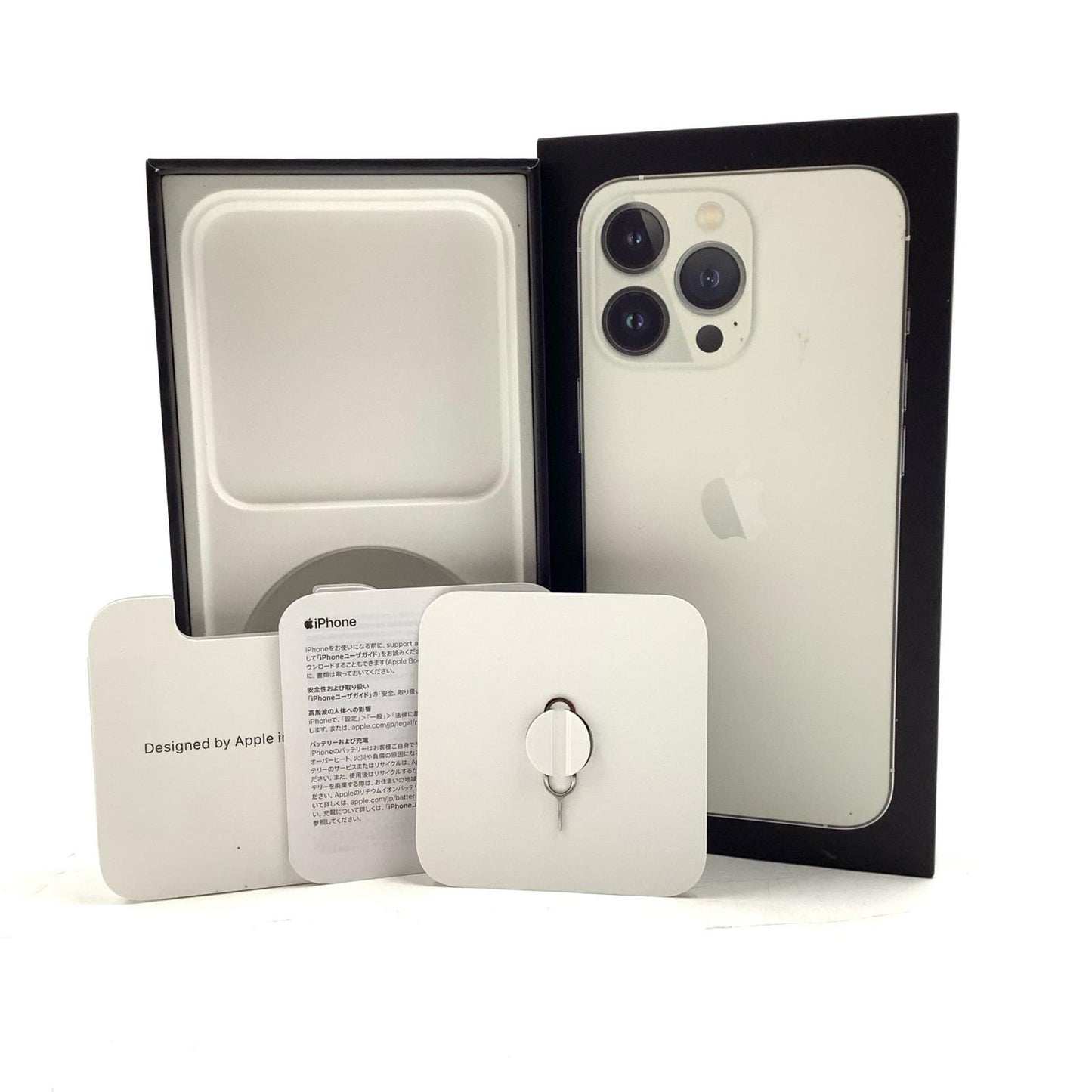 【全額返金保証】【最速発送】Apple iPhone iPhone 13 Pro 256GB シルバー docomo 白ロム 動作確認済 81%