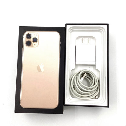 【全額返金保証】【最速発送】Apple iPhone iPhone 11 Pro Max 512GB ゴールド docomo SIMフリー 白ロム 動作確認済 100%