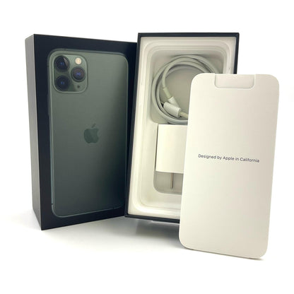 【全額返金保証】【最速発送】Apple iPhone iPhone Pro 11 Pro 64GB ミッドナイトグリーン Softbank 白ロム 動作確認済 70%