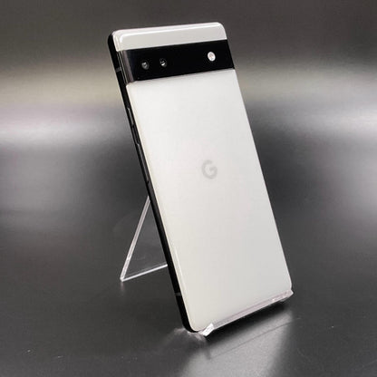 【全額返金保証】【最速発送】Google Pixel 6a 128GB Chalk au GB17L 白ロム 動作確認済