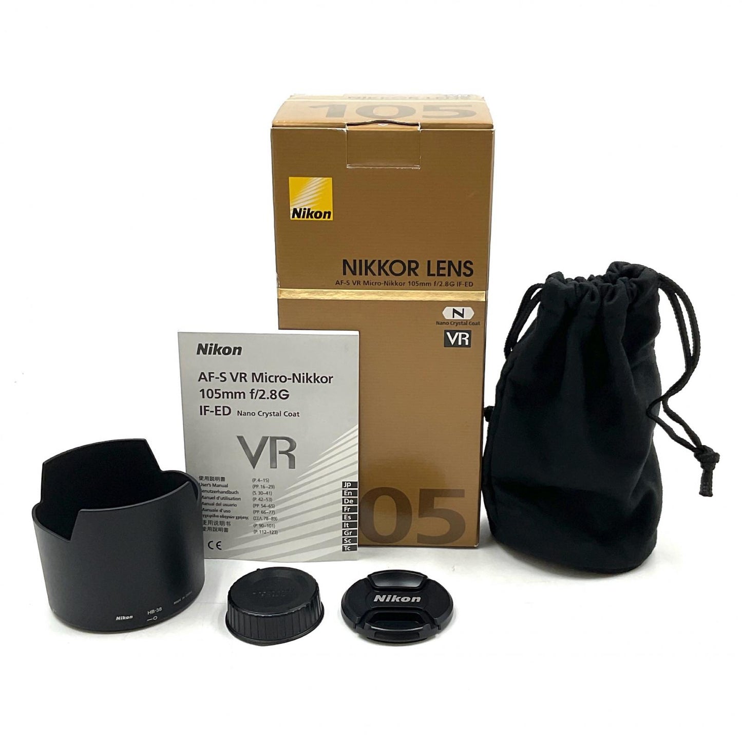 【全額返金保証】【最速発送】Nikon AF-S VR Micro-Nikkor 105mm f/2.8G IF-ED 美品 動作確認済