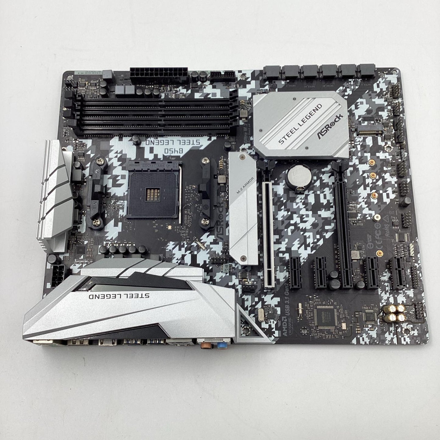【全額返金保証】【最速発送】ASRock マザーボード B450 STEEL LEGEND 動作確認済