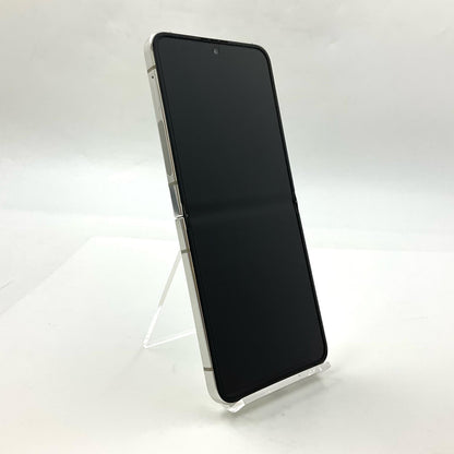 【全額返金保証】【最速発送】SAMSUNG Galaxy Z Flip5 256GB Cream au SIMフリー SCG23 動作確認済