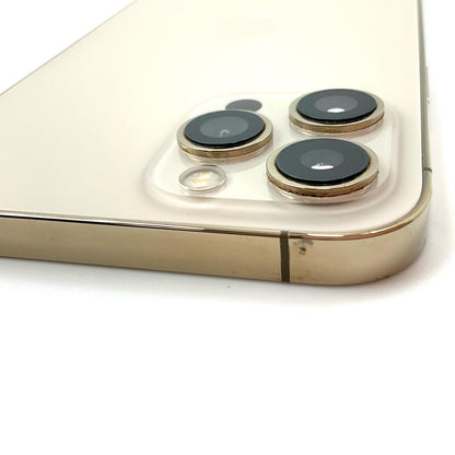 【全額返金保証】【最速発送】Apple iPhone iPhone 12 Pro Max 256GB ゴールド docomo 白ロム 動作確認済 82%