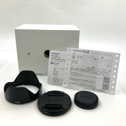【全額返金保証】【最速発送】FUJIFILM フジノンレンズ XF16-80mm F4 R OIS WR 超美品 動作確認済