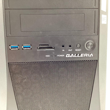 【最速発送】ドスパラ GALLERIA デスクトップPC intel core i7-8700 16GB NVIDIA GeForce GTX 1660 Ti【難有】