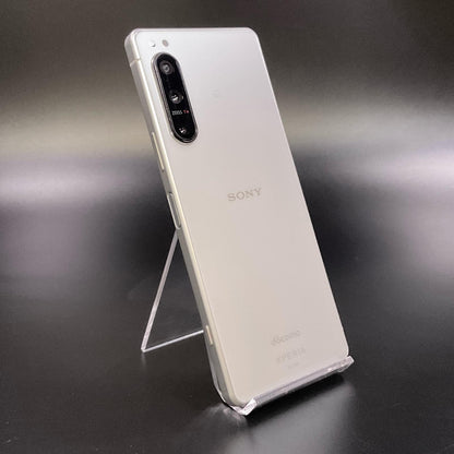 【全額返金保証】【最速発送】Sony Xperia 5 IV 128GB Ecru White docomo SO-54C 美品 動作確認済