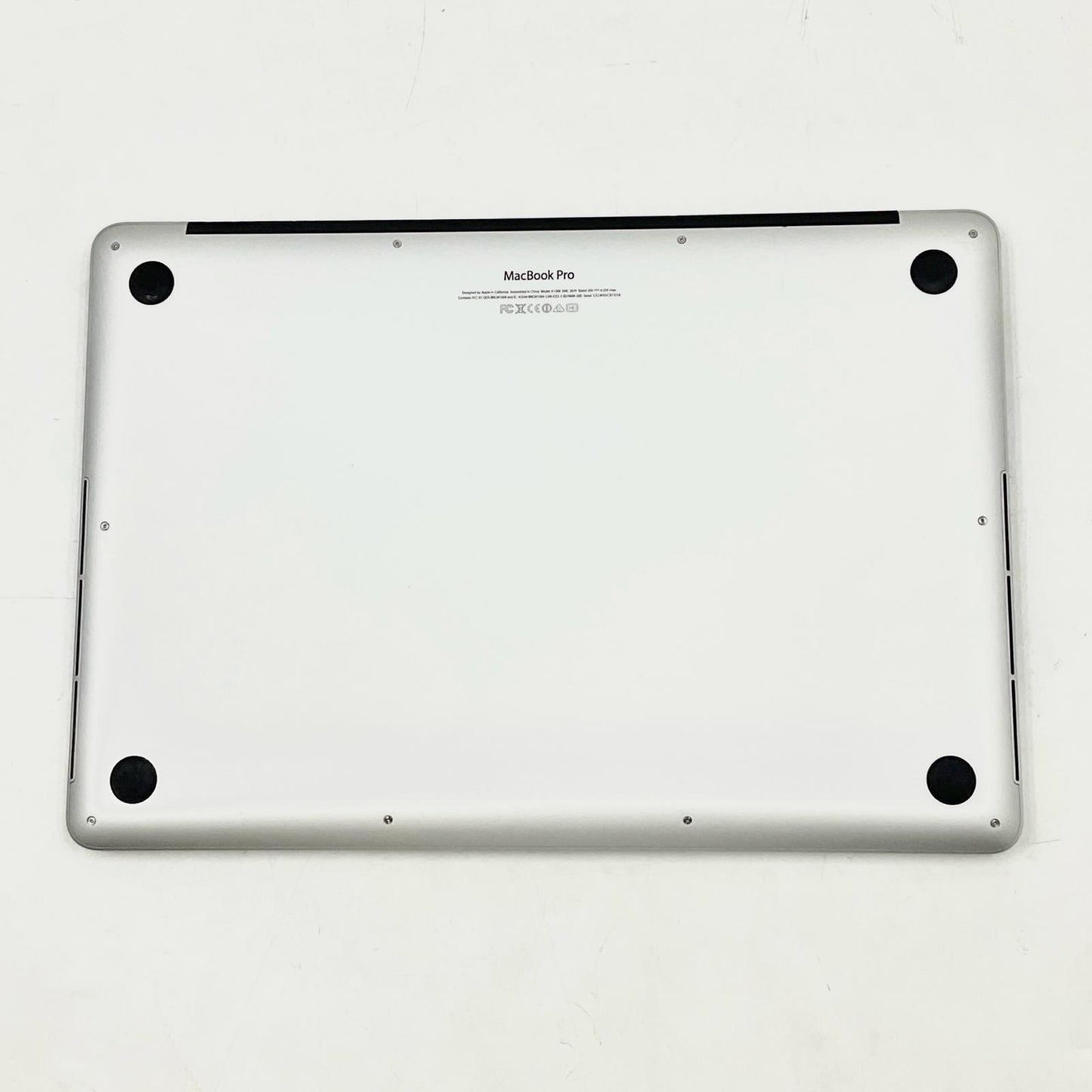 【全額返金保証】【最速発送】Apple MacBook Pro 15.4インチ 2013 2 GHz クアッドコア Intel Cor i7 8GB SSD 256GB シルバー 93.4% 動作確認済