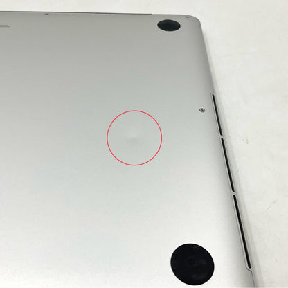 【全額返金保証】【最速発送】Apple MacBook Pro 15.4インチ 2013 2 GHz クアッドコア Intel Cor i7 8GB SSD 256GB シルバー 93.4% 動作確認済