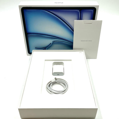 【全額返金保証】【最速発送】Apple iPad iPad Air(M2) 13インチ 256GB ブルー Wi-Fi 超美品 動作確認済