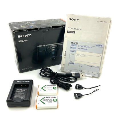 【全額返金保証】【最速発送】Sony コンパクトデジタルカメラ サイバーショット RX100VI DSC-RX100M6 美品 動作確認済