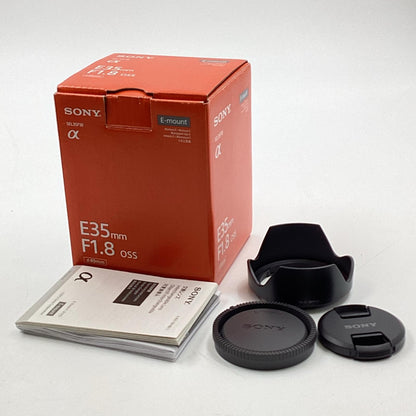 【全額返金保証】【最速発送】Sony E 35mm F1.8 OSS SEL35F18 美品 動作確認済