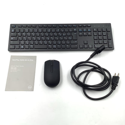 【全額返金保証】【最速発送】DELL Dell OptiPlex 5250 AIO W14B002 23インチ intel core i5-6500 8GB HDD 500GB 動作確認済