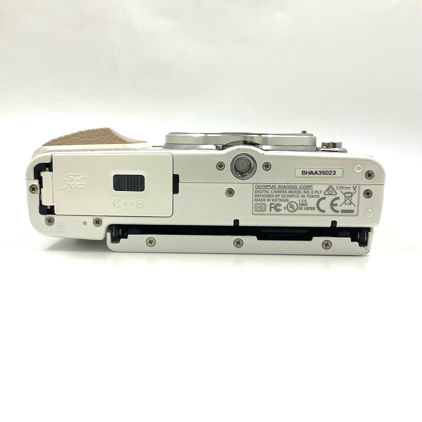 【全額返金保証】【最速発送】OLYMPUS デジタル一眼 PEN Lite E-PL7 ボディ ホワイト 動作確認済
