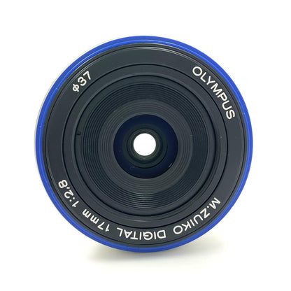 【全額返金保証】【最速発送】OLYMPUS M.ZUIKO DIGITAL 17mm F2.8　シルバー 美品 動作確認済