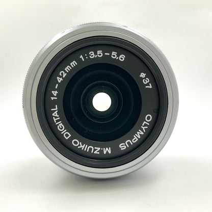 【最速発送】OLYMPUS M.ZUIKO DIGITAL 14-42mm F3.5-5.6 II R　シルバー【難有】
