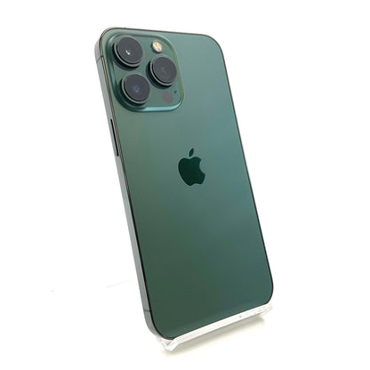 【全額返金保証】【最速発送】Apple iPhone iPhone 13 Pro 128GB アルパイングリーン au 美品 動作確認済 84%