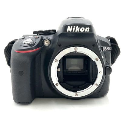 【全額返金保証】【最速発送】Nikon デジタル一眼 D5300 AF-P ダブルズームキット ブラック 動作確認済