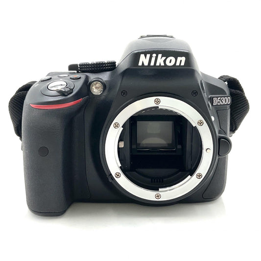 【全額返金保証】【最速発送】Nikon デジタル一眼 D5300 AF-P ダブルズームキット ブラック 動作確認済