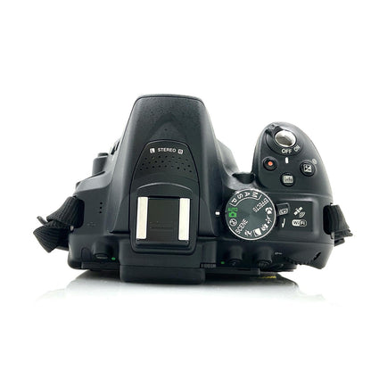 【全額返金保証】【最速発送】Nikon デジタル一眼 D5300 AF-P ダブルズームキット ブラック 動作確認済